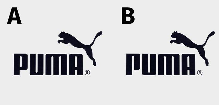 puma original logo vs fake