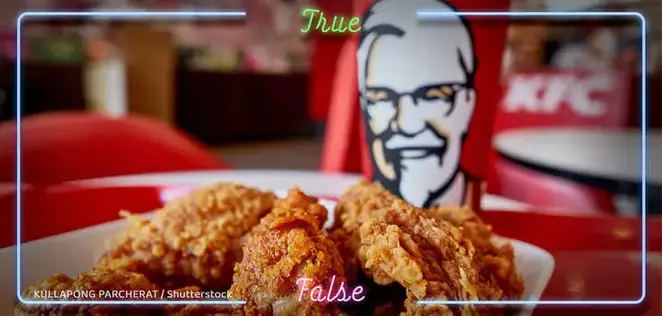 True or False Fast Food Edition Quiz Answers
